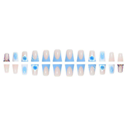 Artistic Long Press-On Nail Extensions Acalora
