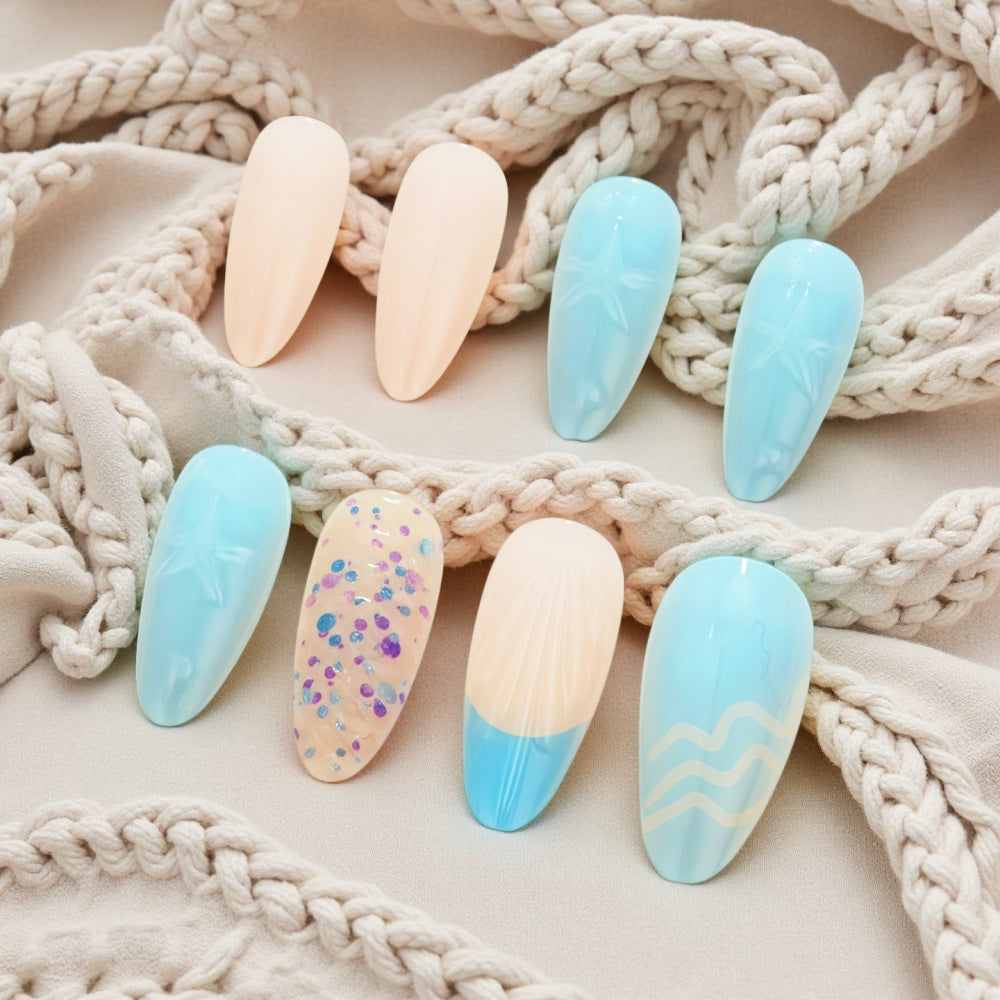 Creative artificial nails in maritime design Acalora