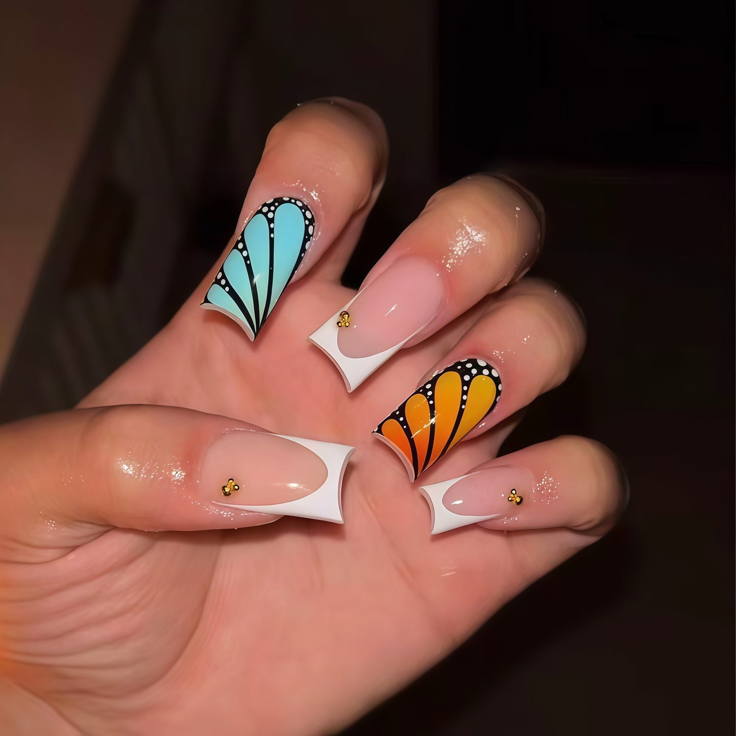 Artistic Vibrant Nail Art Set Acalora
