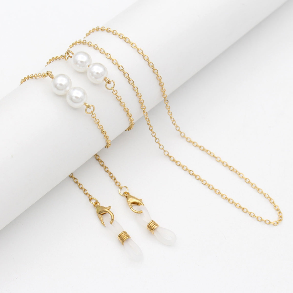 Elegant Crystal-Embellished Eyewear Chain Acalora 1788159829