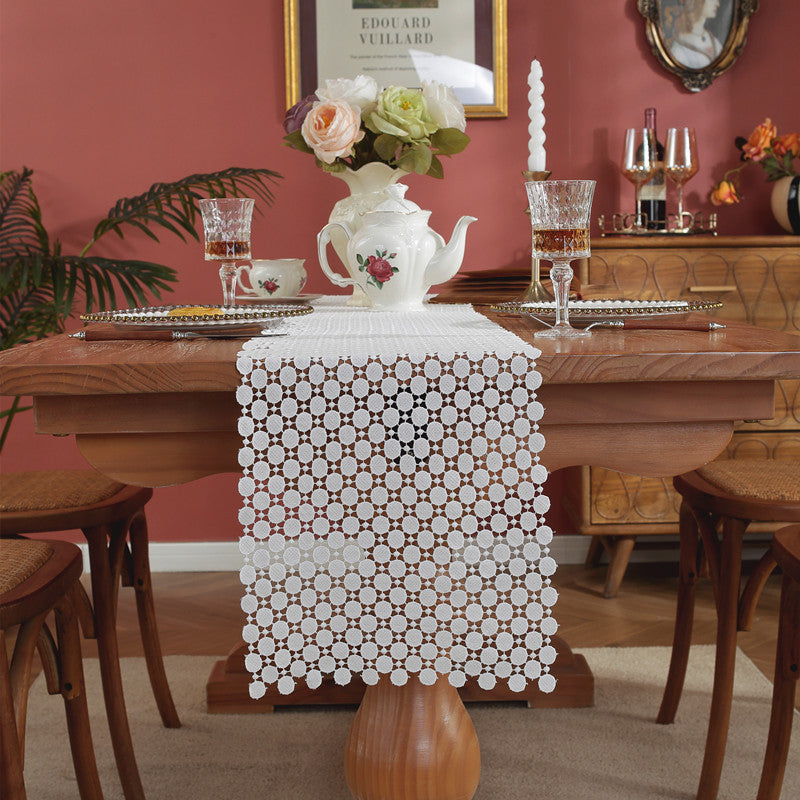 Decorative Floral Lace Table Runner