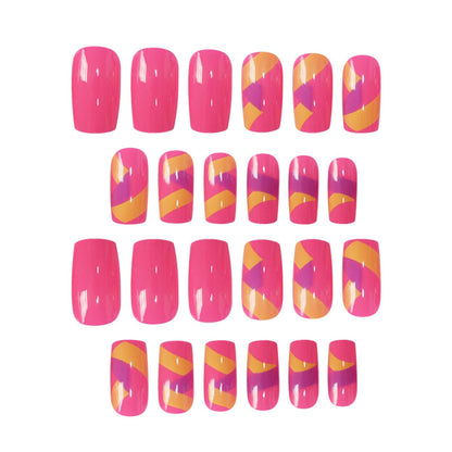 Vibrant Nail Art Press-On Set Acalora