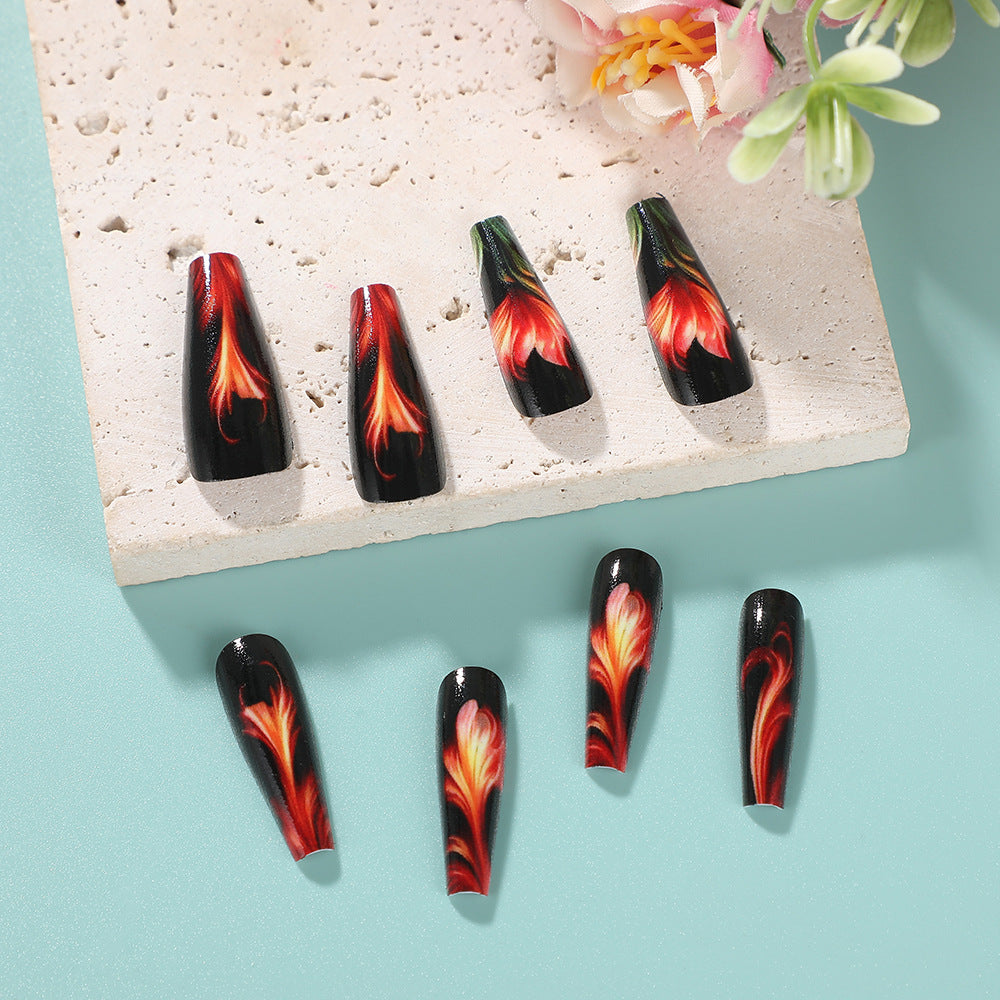 Artificial nails with floral accent Acalora 1788541978