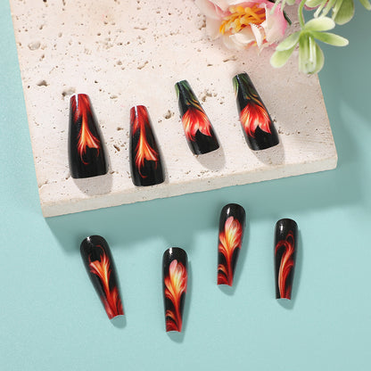 Artificial nails with floral accent Acalora 1788541978