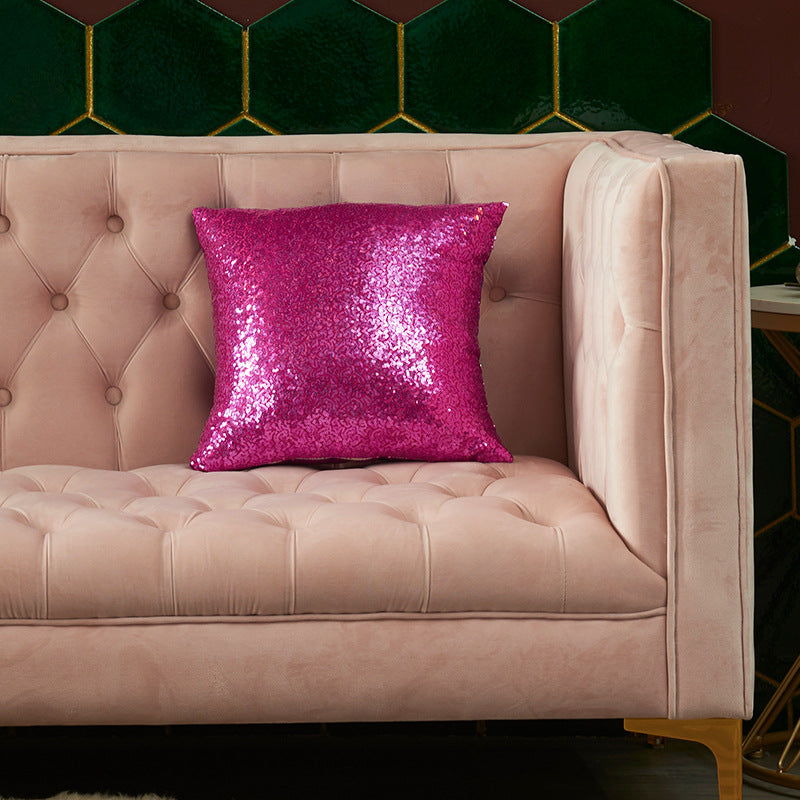 Sparkling Sequin Decorative Pillow