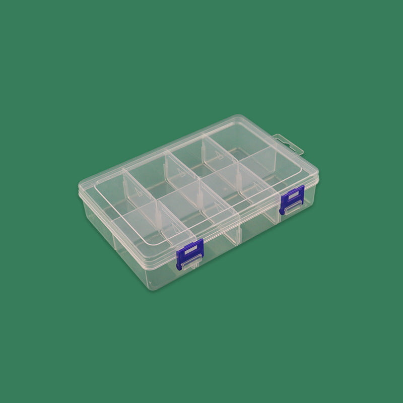 Multi-Compartment Craft Supply Storage Box with Secure Latches Acalora
