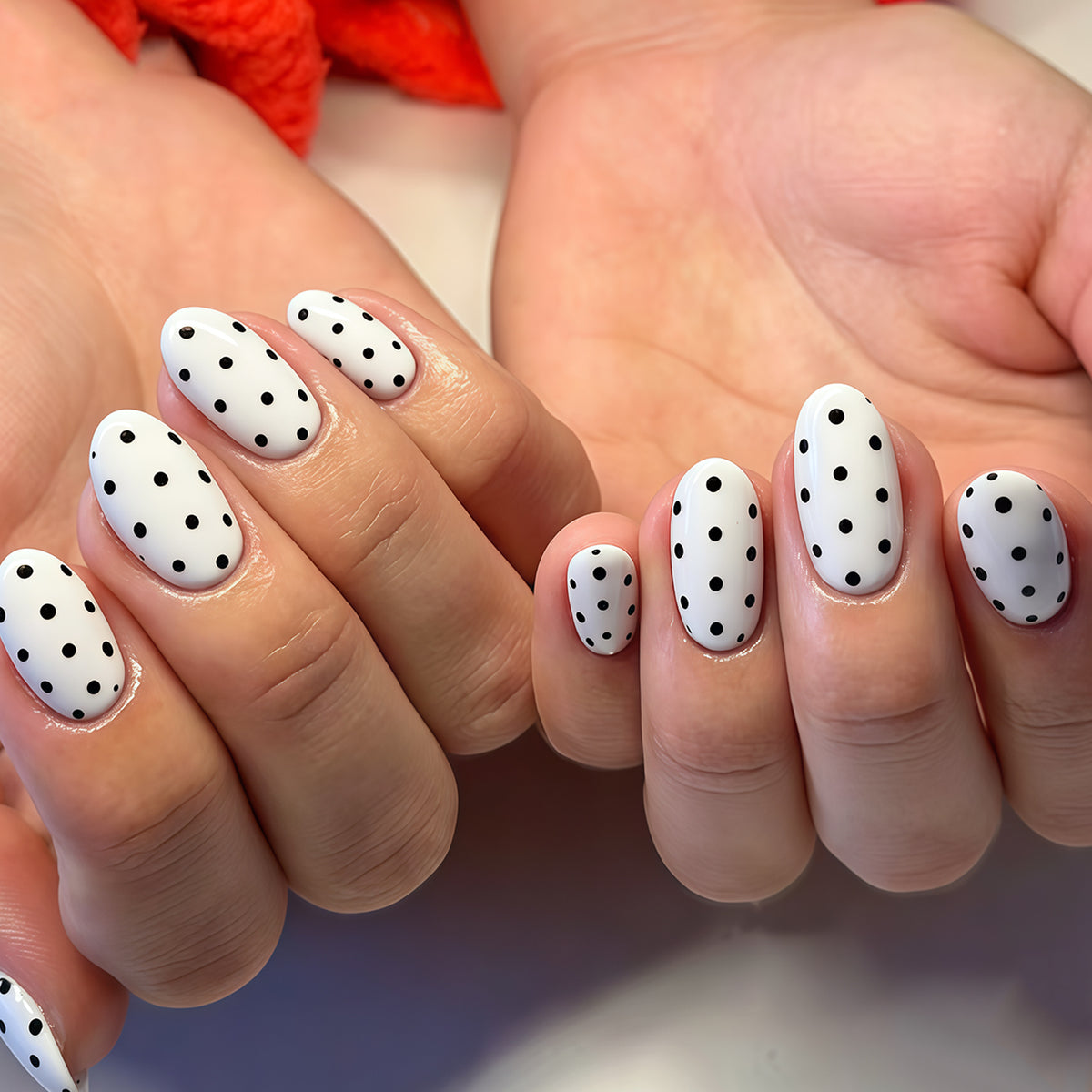 Polka Dot Nail Art Wraps Acalora