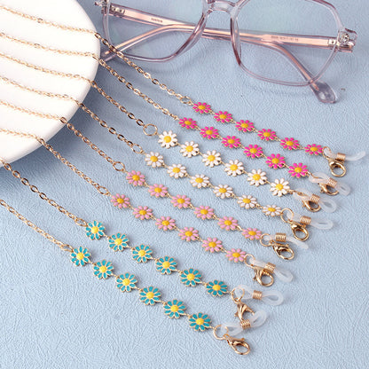 Floral Charm Eyewear Chain Acalora
