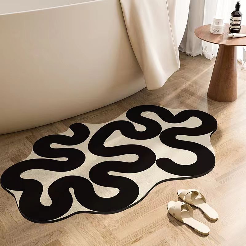 Abstract Shaped Bath Mat