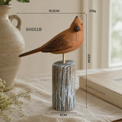 Artisan Bird Sculpture Accent