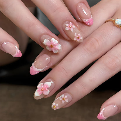 Floral Art Press-On Nail Set Acalora