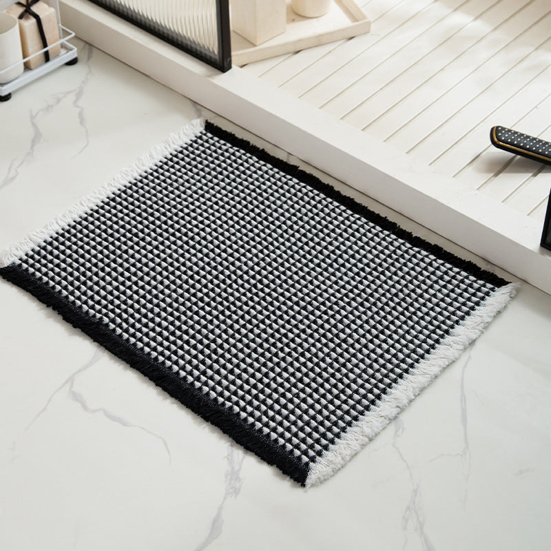 Textured Bathroom Rug