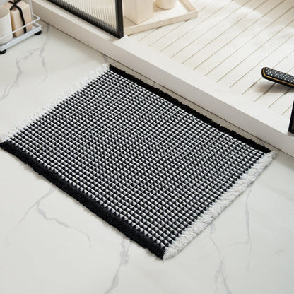 Textured Bathroom Rug