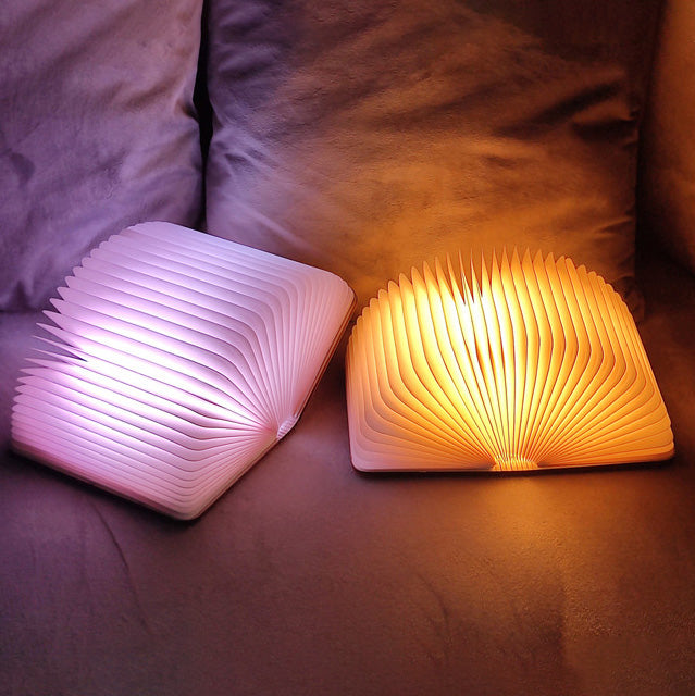 Skanto | 📖 Wooden Book Lamp - Desk Study Gift Decor Light