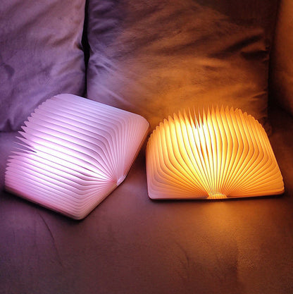 Skanto | 📖 Wooden Book Lamp - Desk Study Gift Decor Light