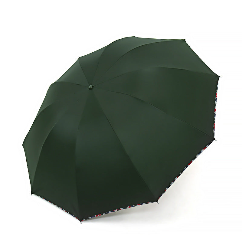 Ladies' umbrella with durable wind protection system Bowlift