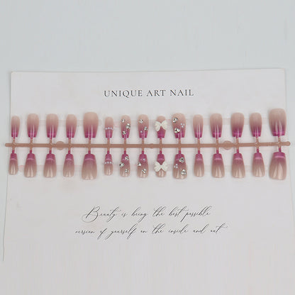 Glamorous Ombre Decorative Press-On Nail Set Acalora