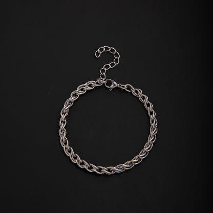 Elegant Geometric Link Bracelet Acalora