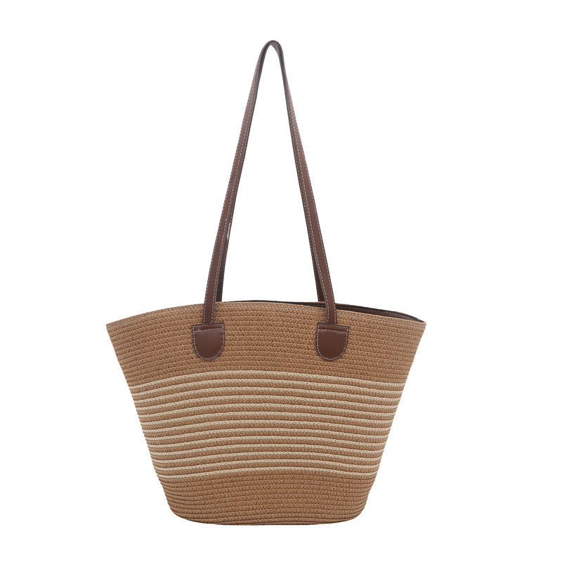 Stylish Straw Beach Tote Bag Acalora