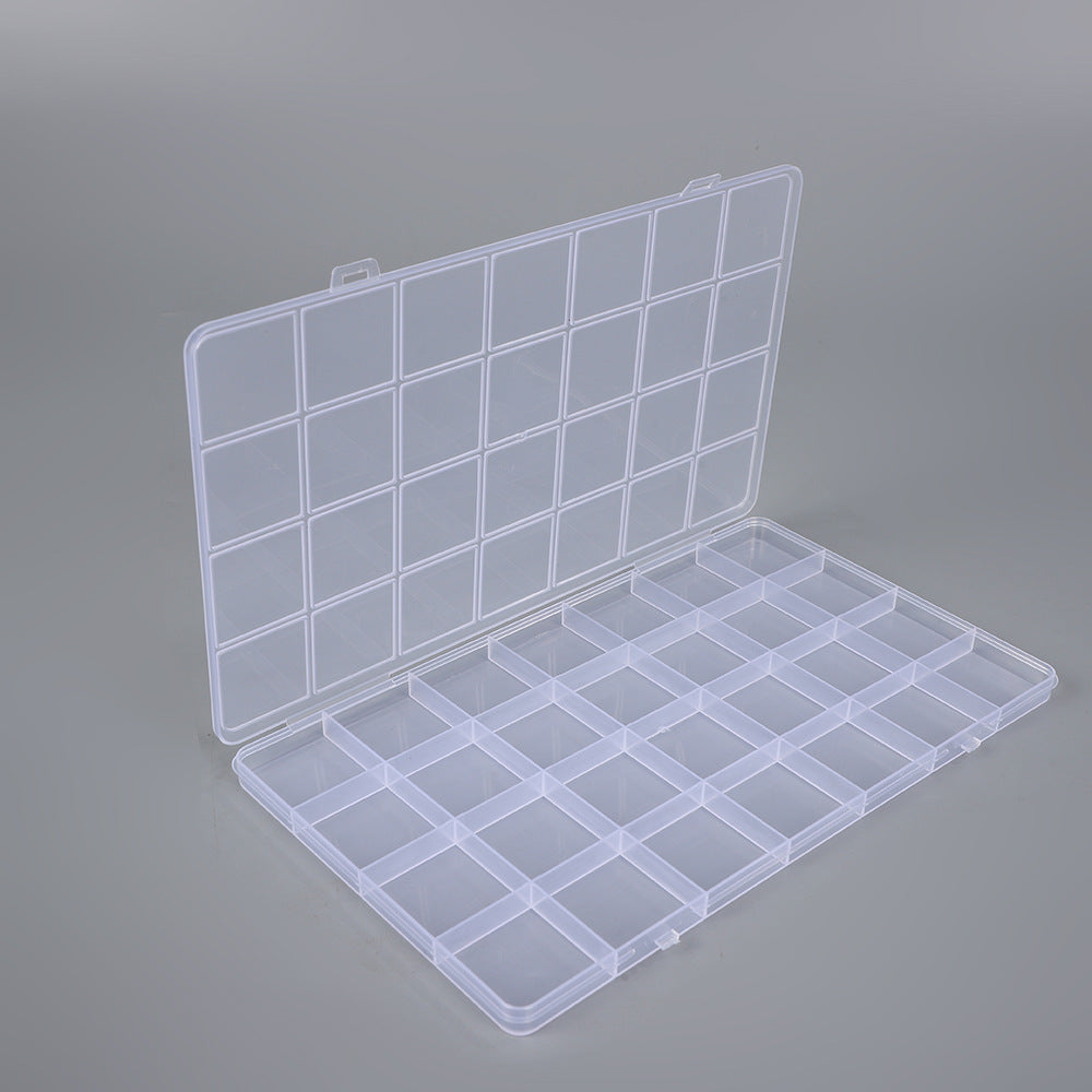 Clear Multi-Section Craft Supply Storage Case Acalora