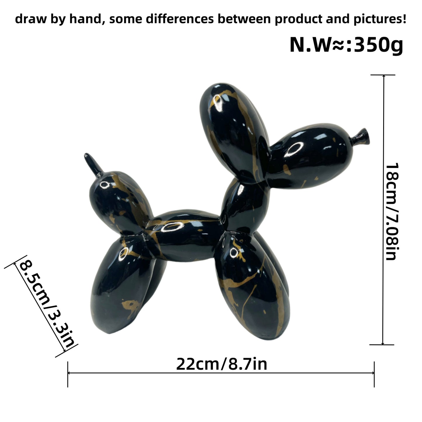 Colorful Balloon Dog Sculpture Acalora