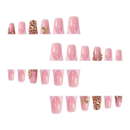 Decorative Crystal-Embellished Nail Art Acalora