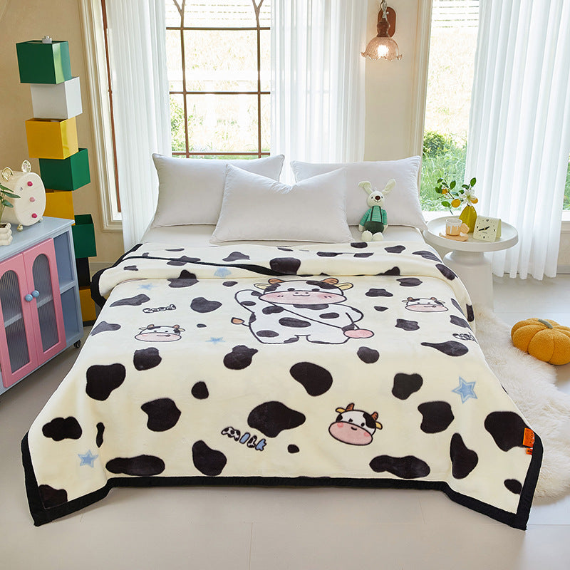 Decorative Fleece Throw Blanket