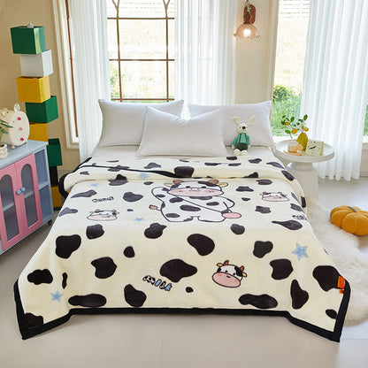 Decorative Fleece Throw Blanket