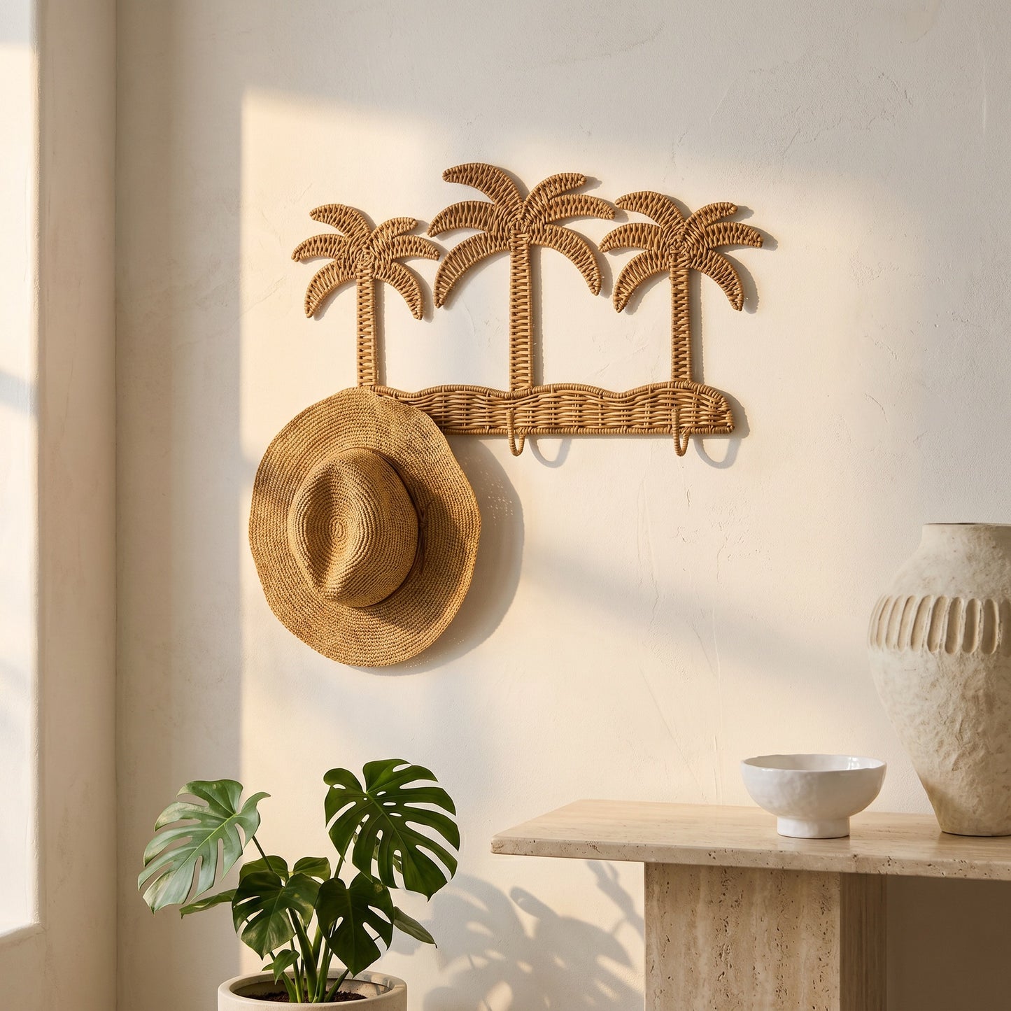 Wall wardrobe in palm design Acalora