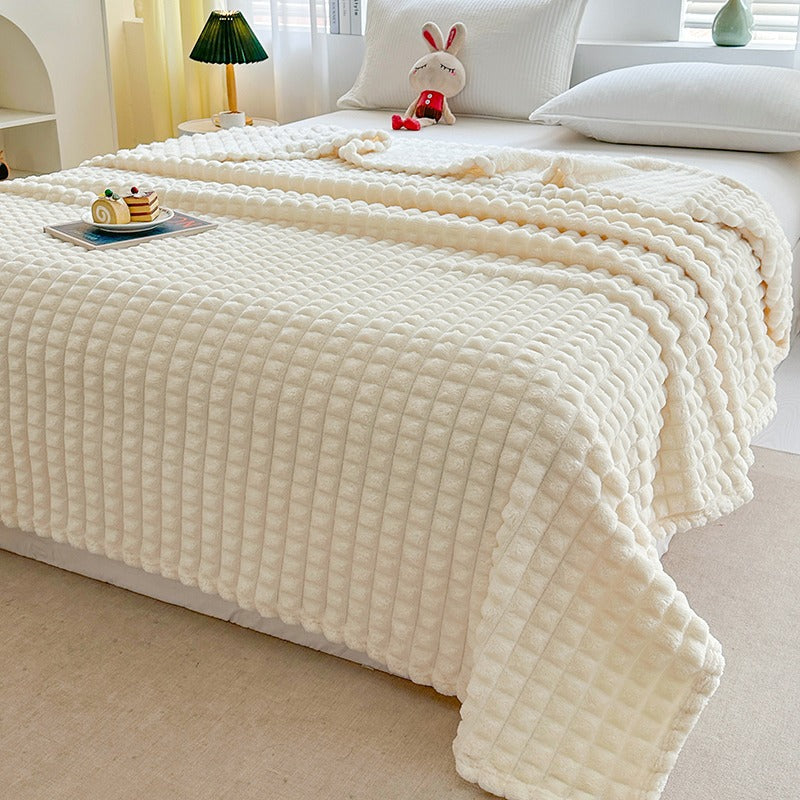 Ridge Textured Throw Blanket