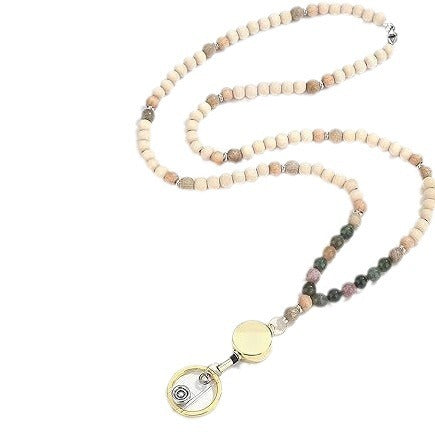 Wooden Beaded Eyewear Chain Acalora
