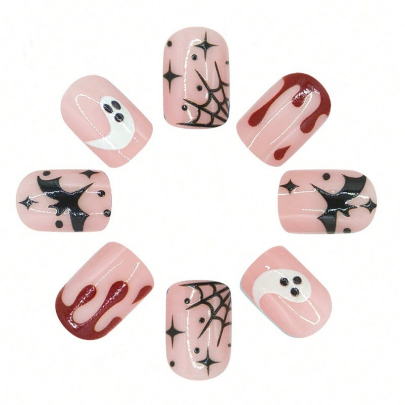 Artistic Halloween-Themed Nail Art Acalora