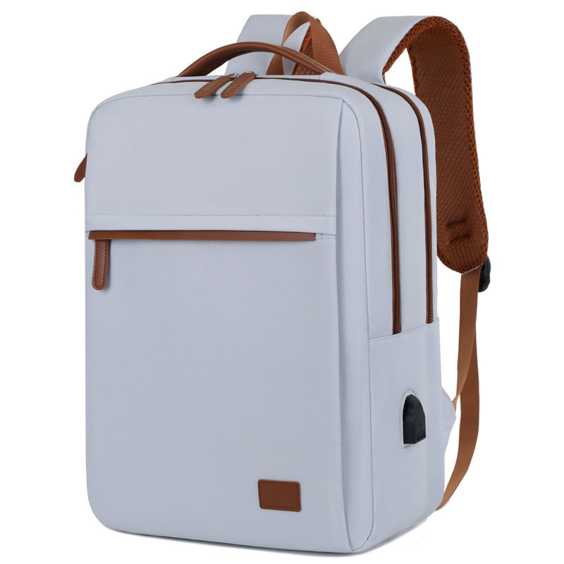 BowLift | TechPort Laptop Backpack with USB Charging Port – Water-Resistant Design for 15.6-Inch Laptops