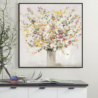 Floral Themed Canvas Wall Decoration