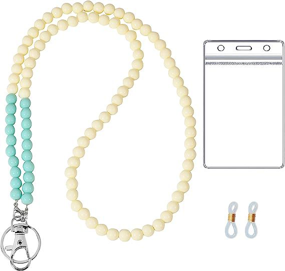 Beaded Lanyard with ID Holder Acalora