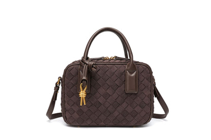 Textured Leather Boutique Handbag Acalora