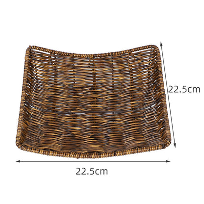 Handcrafted Natural Woven Tray Acalora