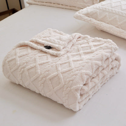 Textured Decorative Throw Blanket