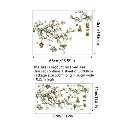 Kalsten | 💐 Colorful Floral Bouquet Window Sticker 🖼️ (Removable without leaving marks)