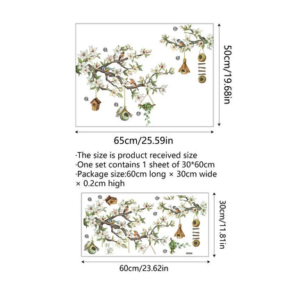 BowLift | 💐 Colorful Floral Bouquet Window Sticker 🖼️ (Removable without leaving marks)