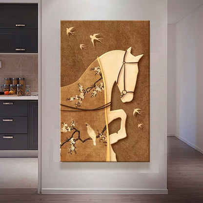 Elephant Theme Canvas Wall Art