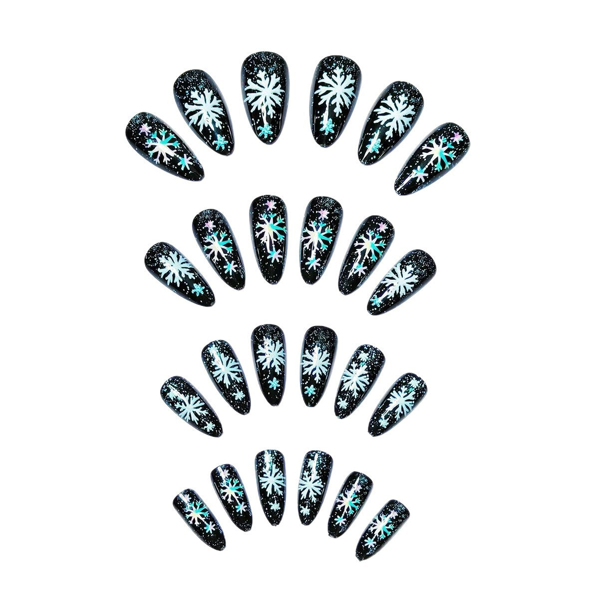 Creative Snowflake Nail Art Acalora