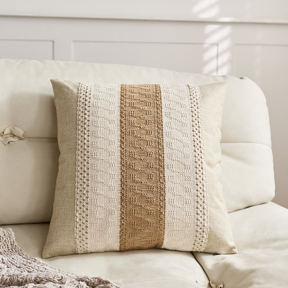 Decorative Knit Textured Throw Pillow