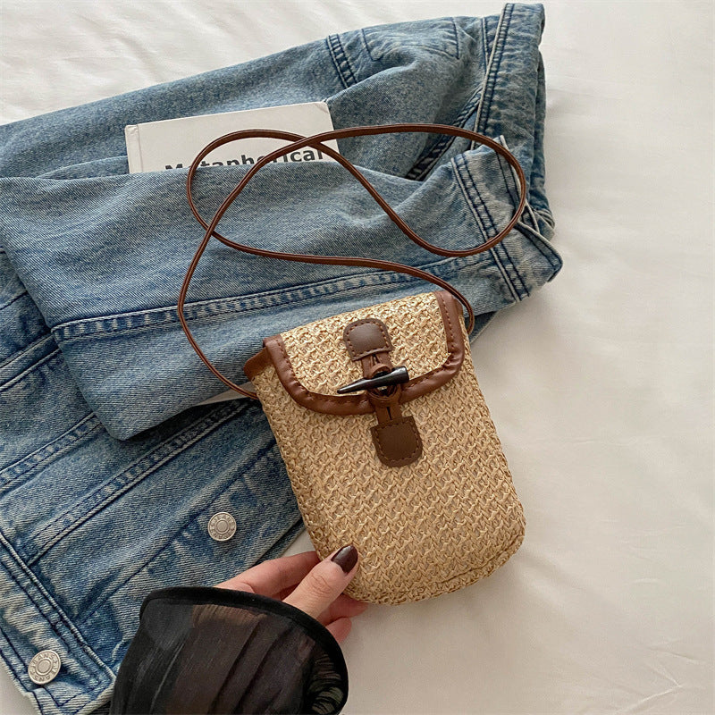 Colorful Woven Crossbody Bag Acalora