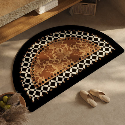 Chic Geometric Design Bath Mat