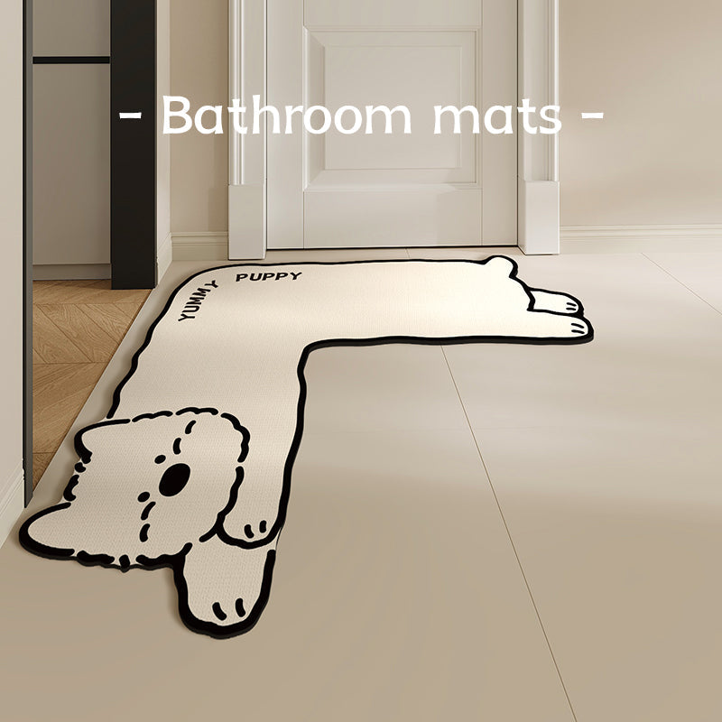 Cute Animal-Themed Bath Mat