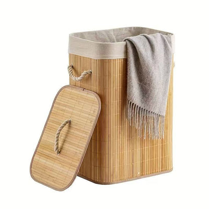 More Elegant and Practical Laundry Basket Made of Rattan Acalora