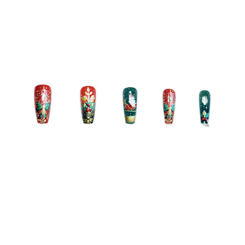 Festive Holiday Nail Art Set Acalora