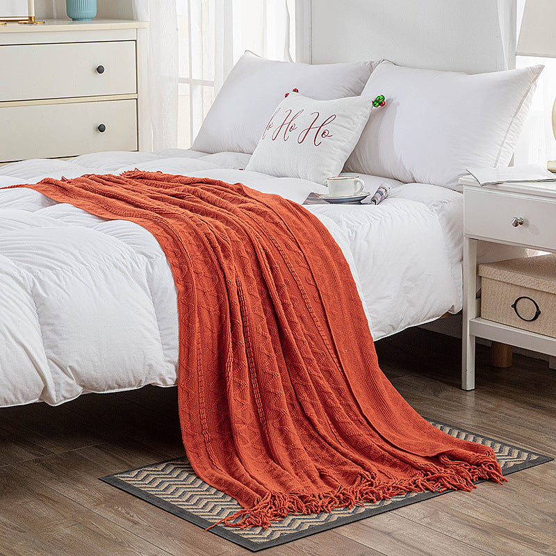 Cozy Knitted Blanket