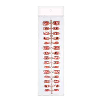 Holiday-Themed Press-On Nail Set Acalora